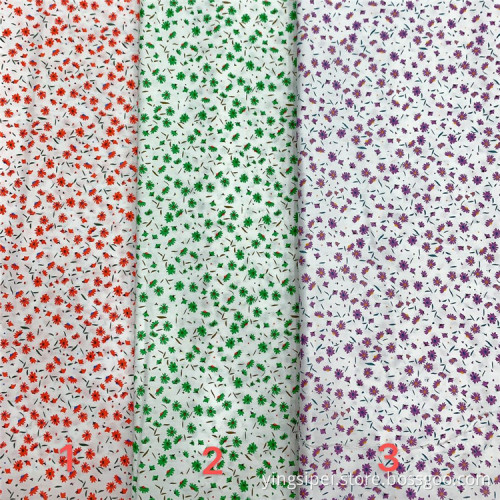 Stock Lot Plain Custom Blumen digital bedrucktes Cottontextile Stoff